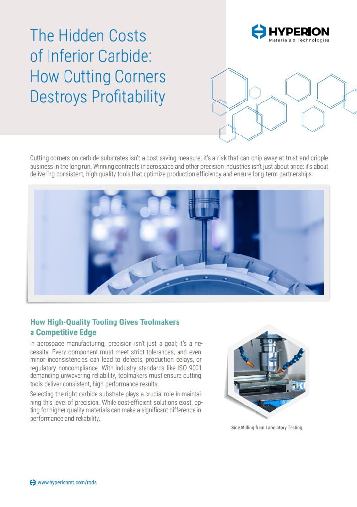 A Comparative Analysis between Hyperion and Competition Carbide Grades